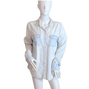 Old Navy Classic Button Down Jean Shirt